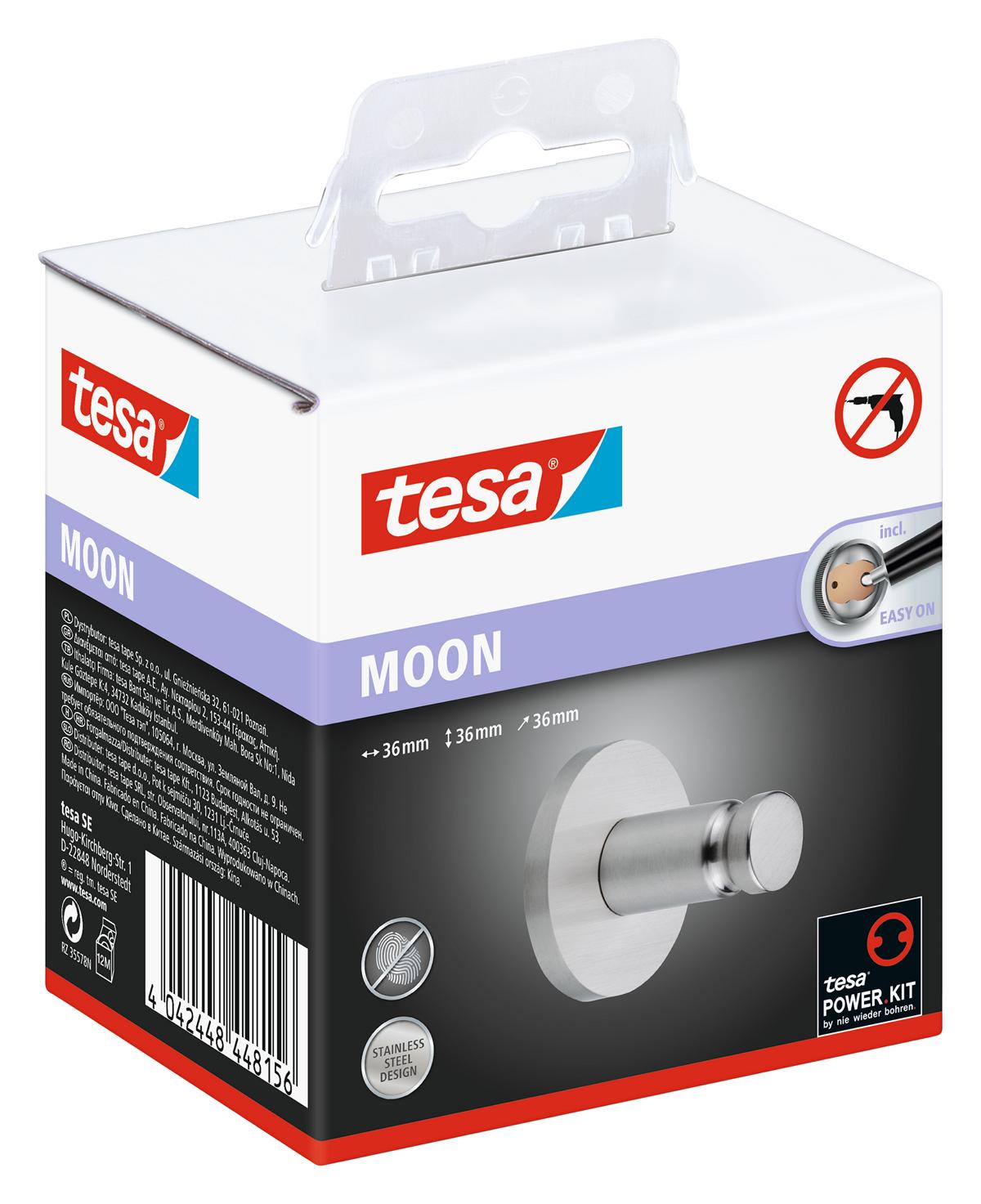 tesa_MOON_403040000000_LI490_left_pa tesa Moon Handtuchhaken