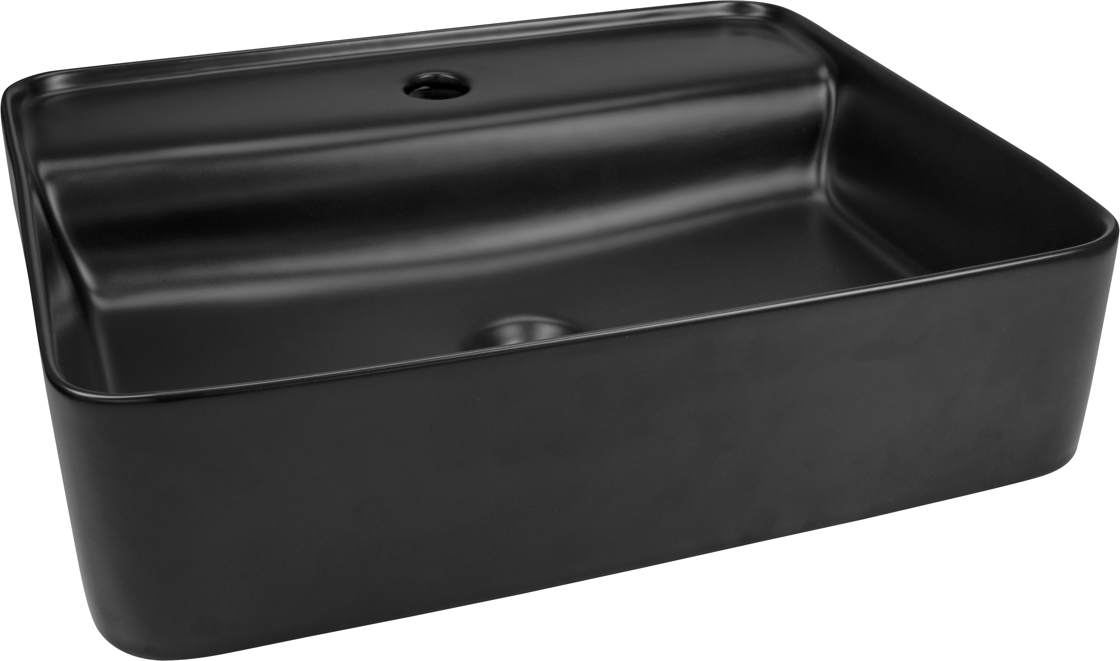 Cornat Aufsatzwaschtisch Baicco, 50 cm, schwarz matt Cornat Aufsatzwaschtisch Baicco, 50 cm, schwarz matt
