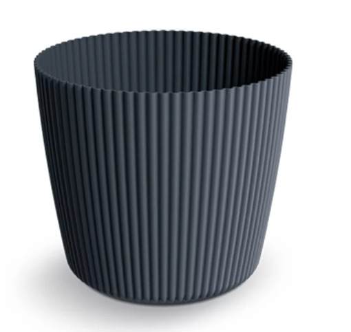 Prosperplast Blumentopf Milly Rund, Ø 10,9 cm,anthrazit