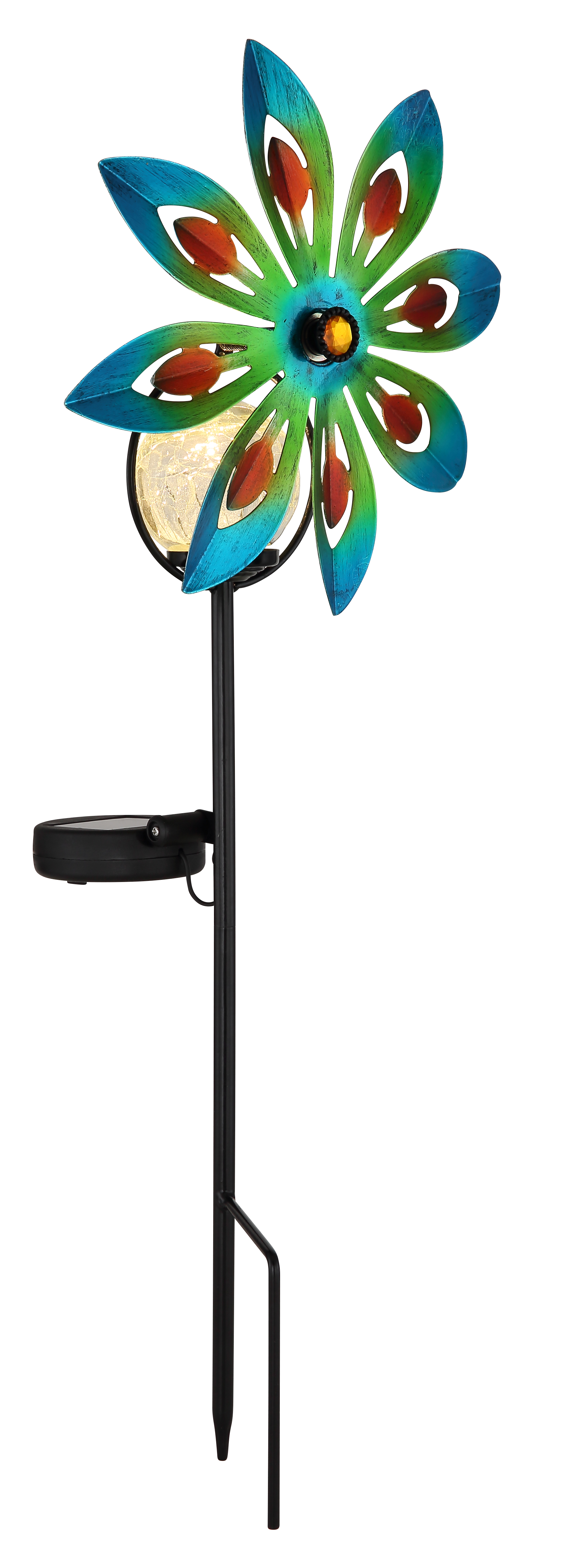 Globo Solarleuchte Metall bunt, 1 x LED Globo Solarleuchte Metall bunt, 1 x LED