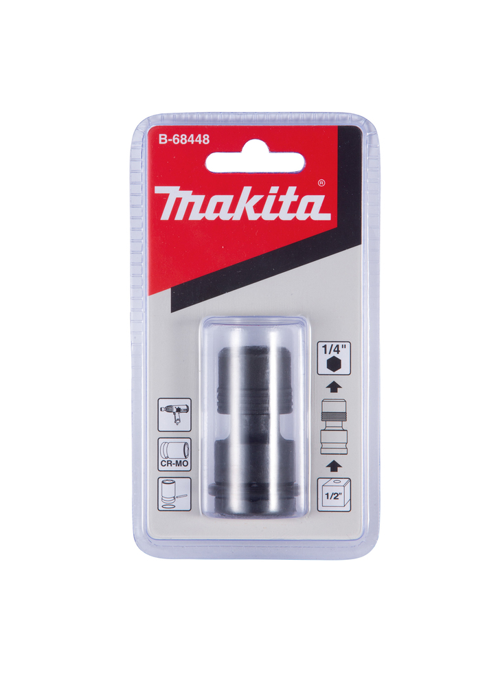 Makita Bit-Adapter 1/2"4KT - 1/4"6KT Makita Bit-Adapter 1/2"4KT - 1/4"6KT