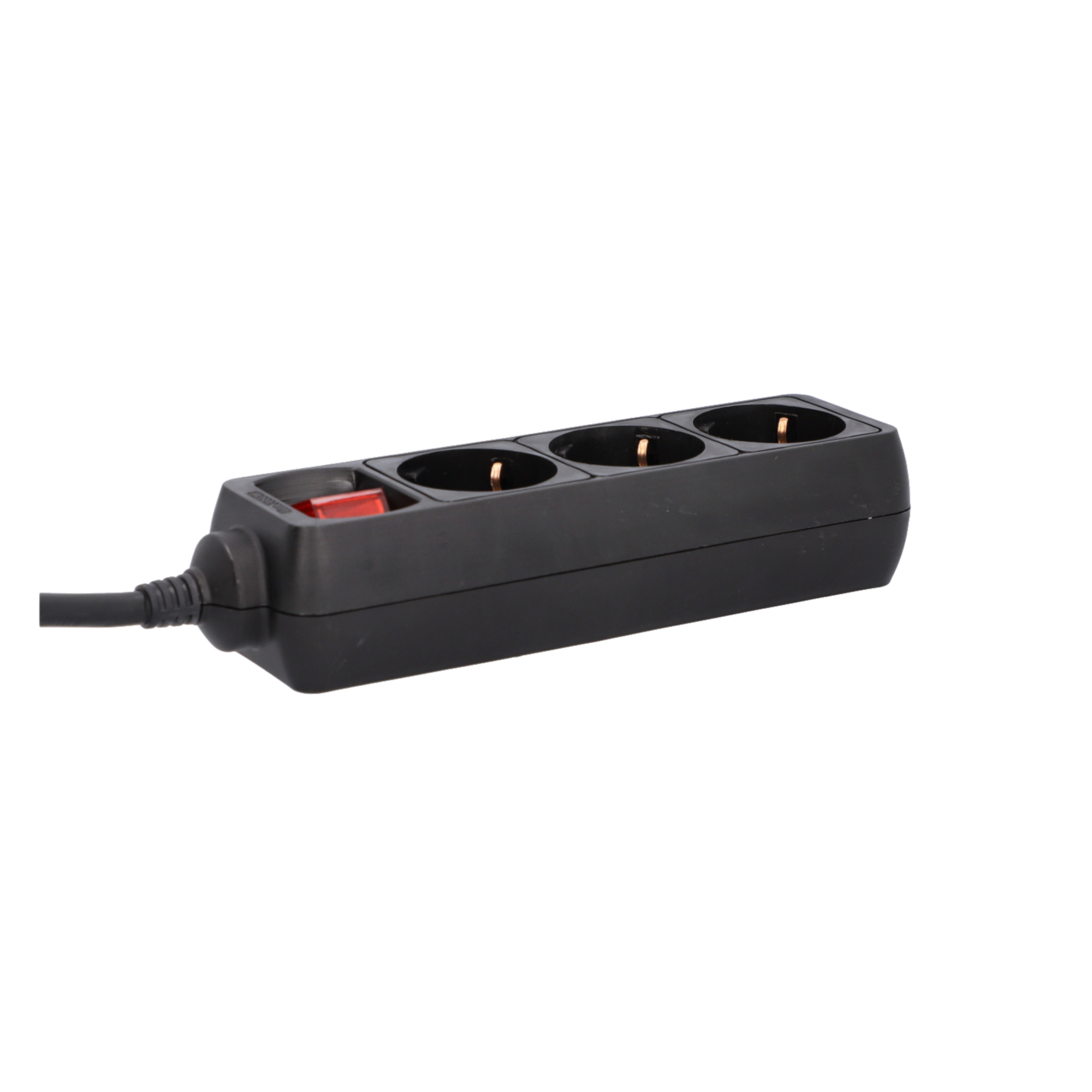 Unitec Steckdosenleiste 3-fach mit Schalter 3 m, schwarz Unitec Steckdosenleiste 3-fach mit Schalter 3 m, schwarz