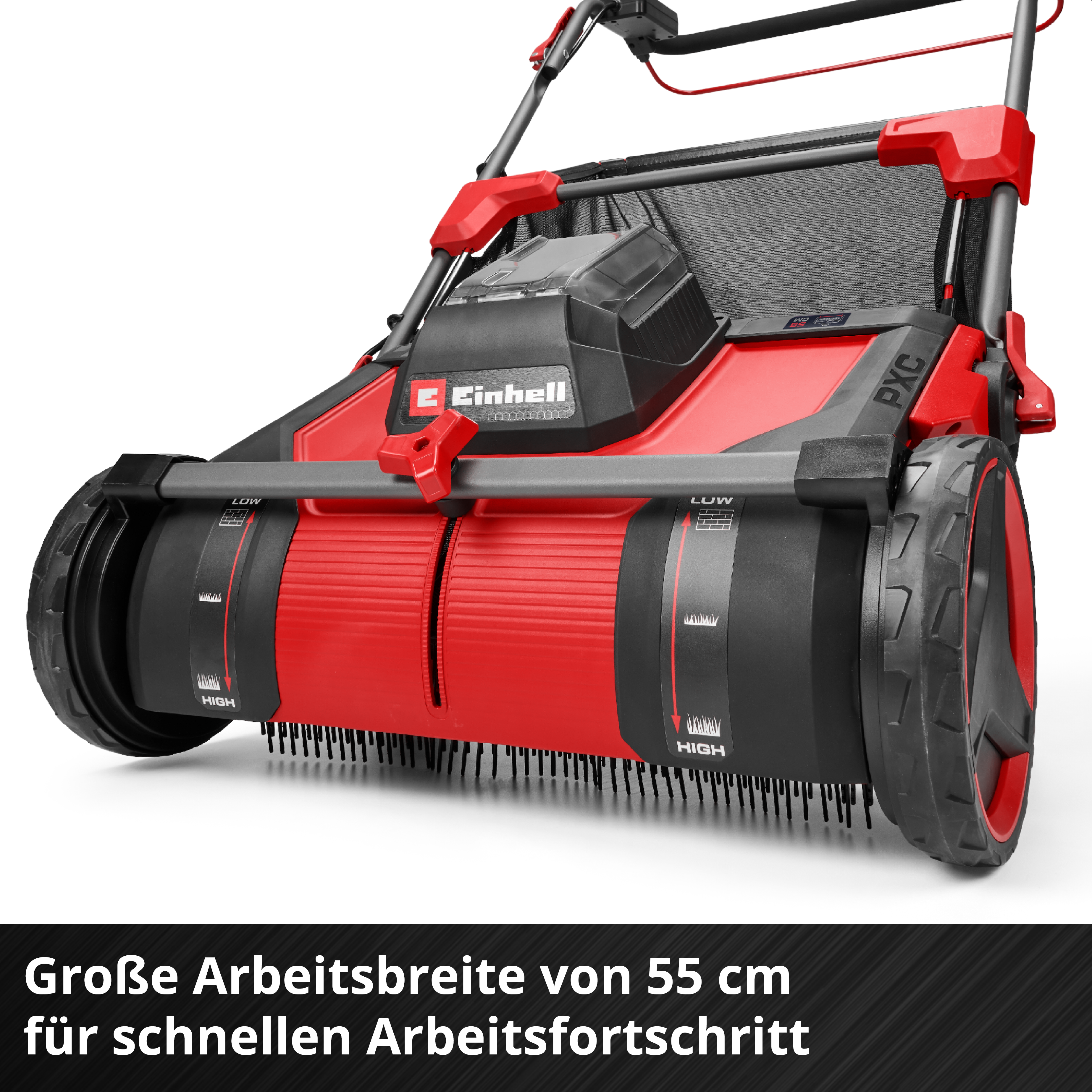 Einhell Akku-Laub- und Rasensammler GE-GC 18/55 Li E-Solo
