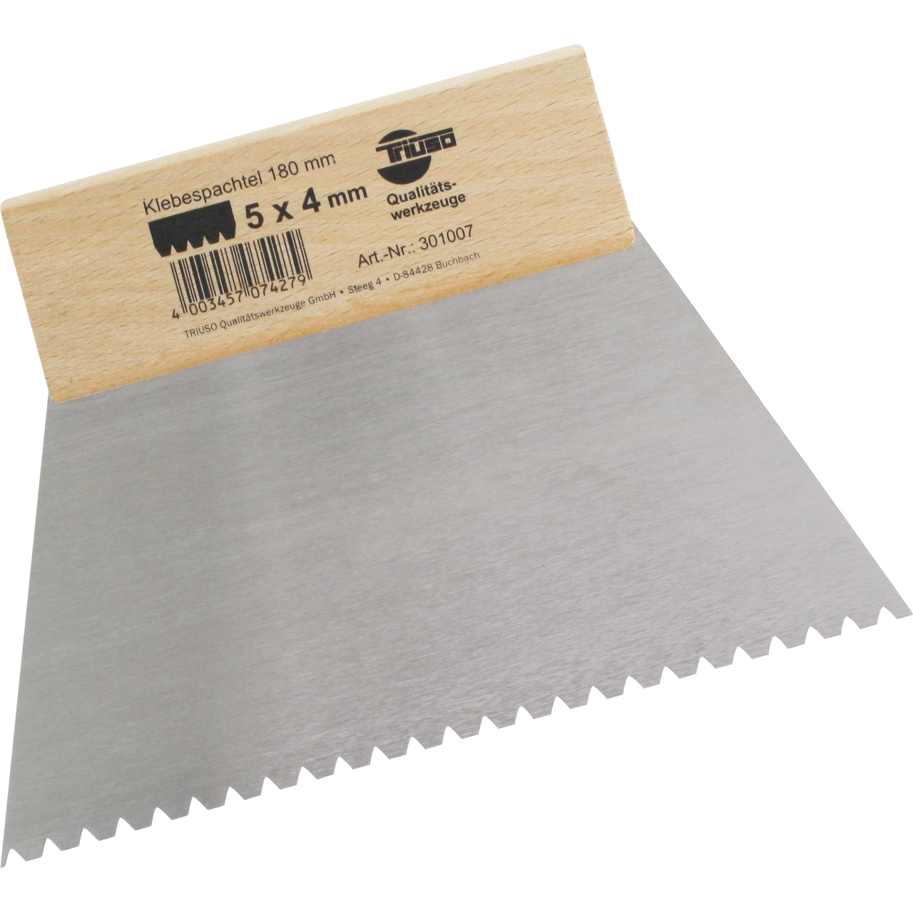 Triuso Klebespachtel mit Trapezzahnung