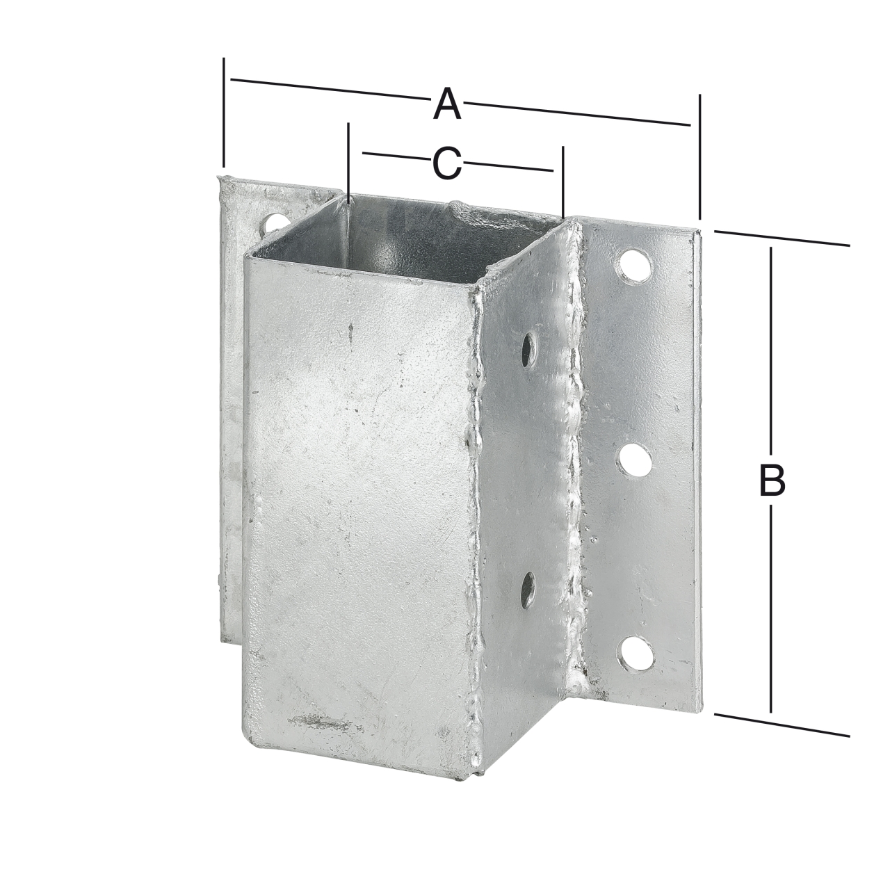 266808 Vormann Anschraub-Pfostenträger