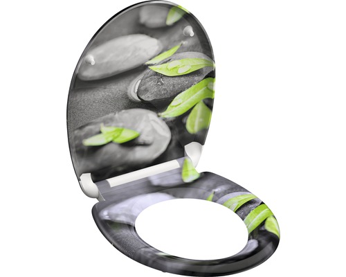 Schütte Duroplast WC-Sitz Stone, mit Absenkautomatik und Schnellverschluss Schütte Duroplast WC-Sitz Stone, mit Absenkautomatik und Schnellverschluss