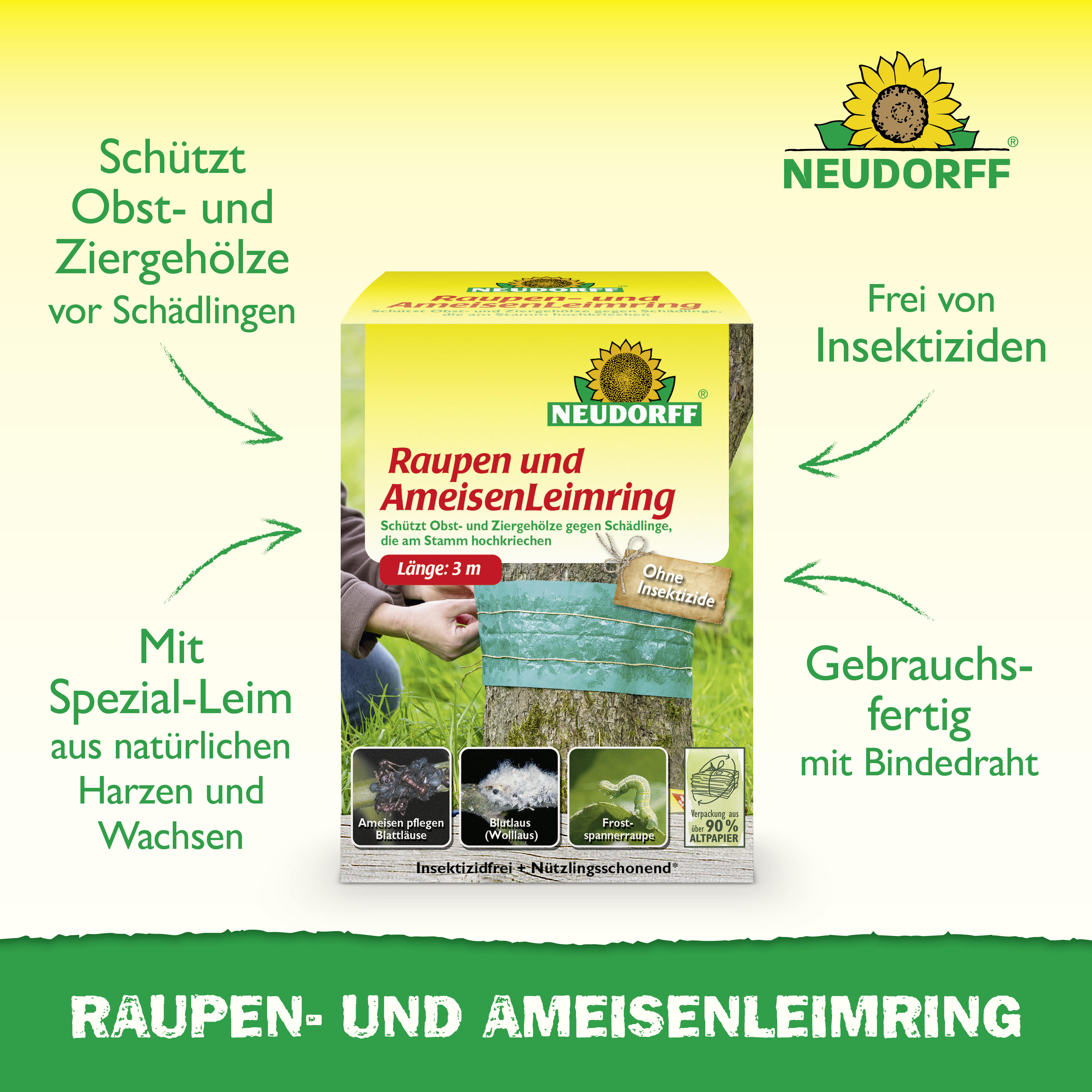Neudorff Raupen-und AmeisenLeimring, 3 m
