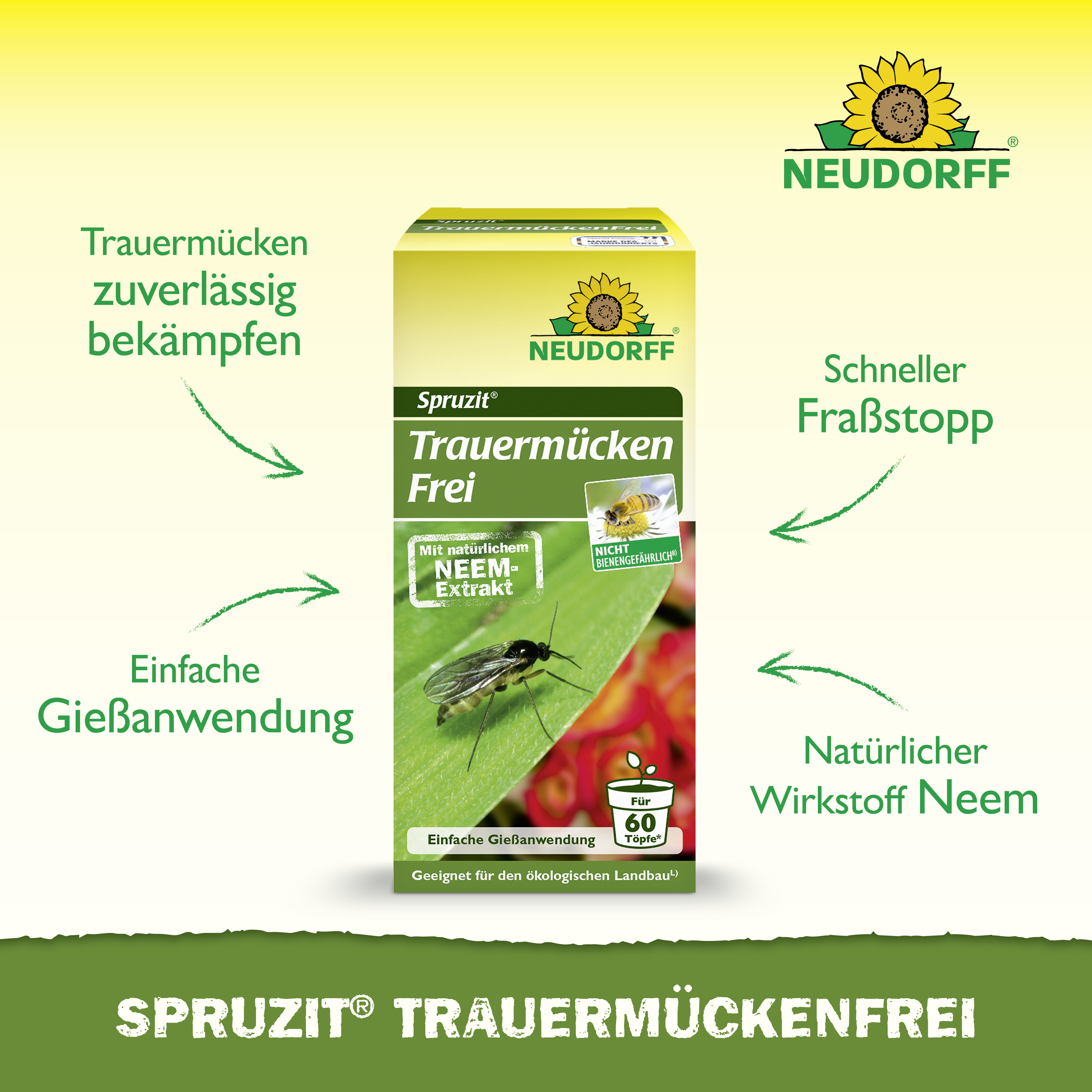 Neudorff Spruzit TrauermückenFrei, 30 ml