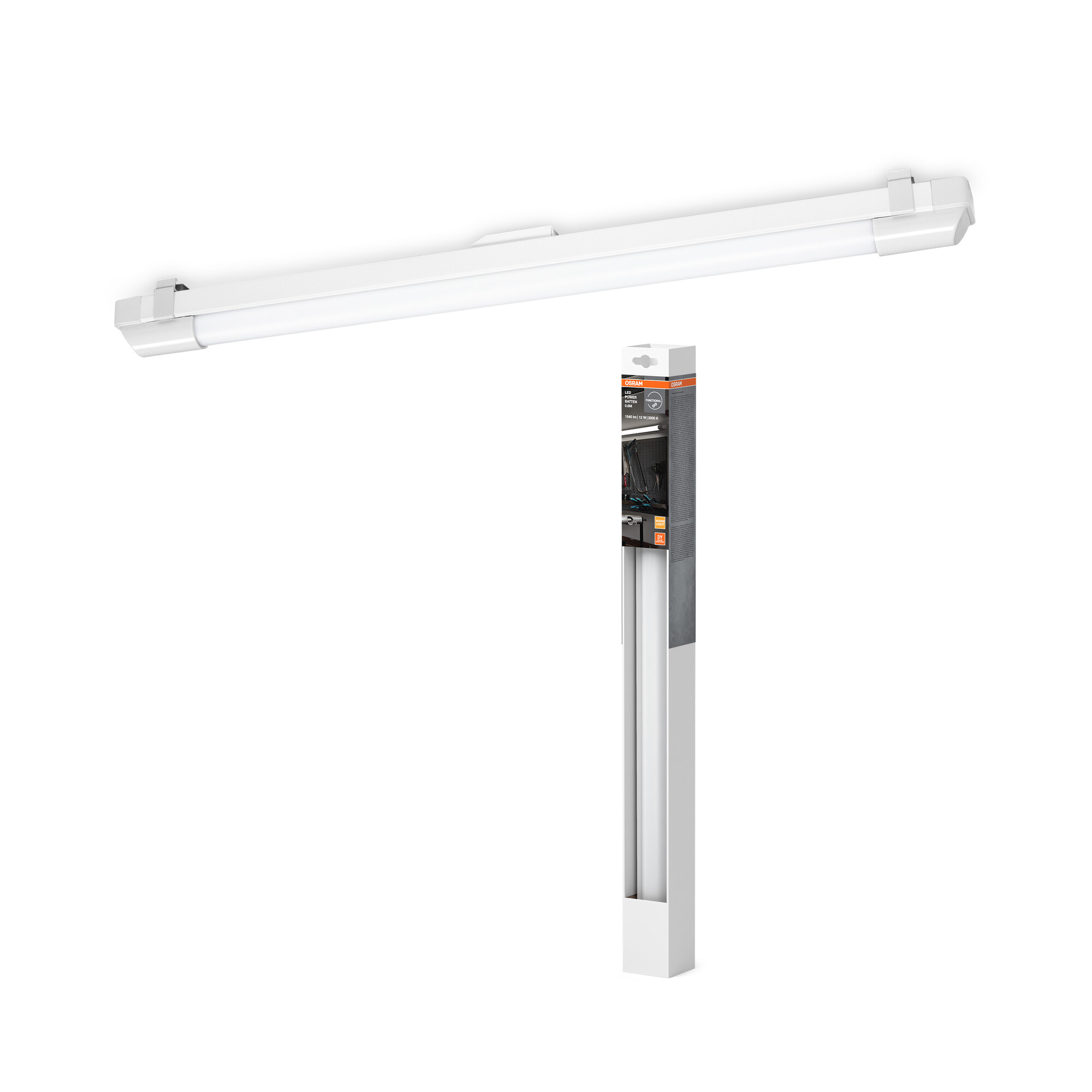 Osram Lichtleiste "LED Power Batten", 600 mm, 12W, 3000K
