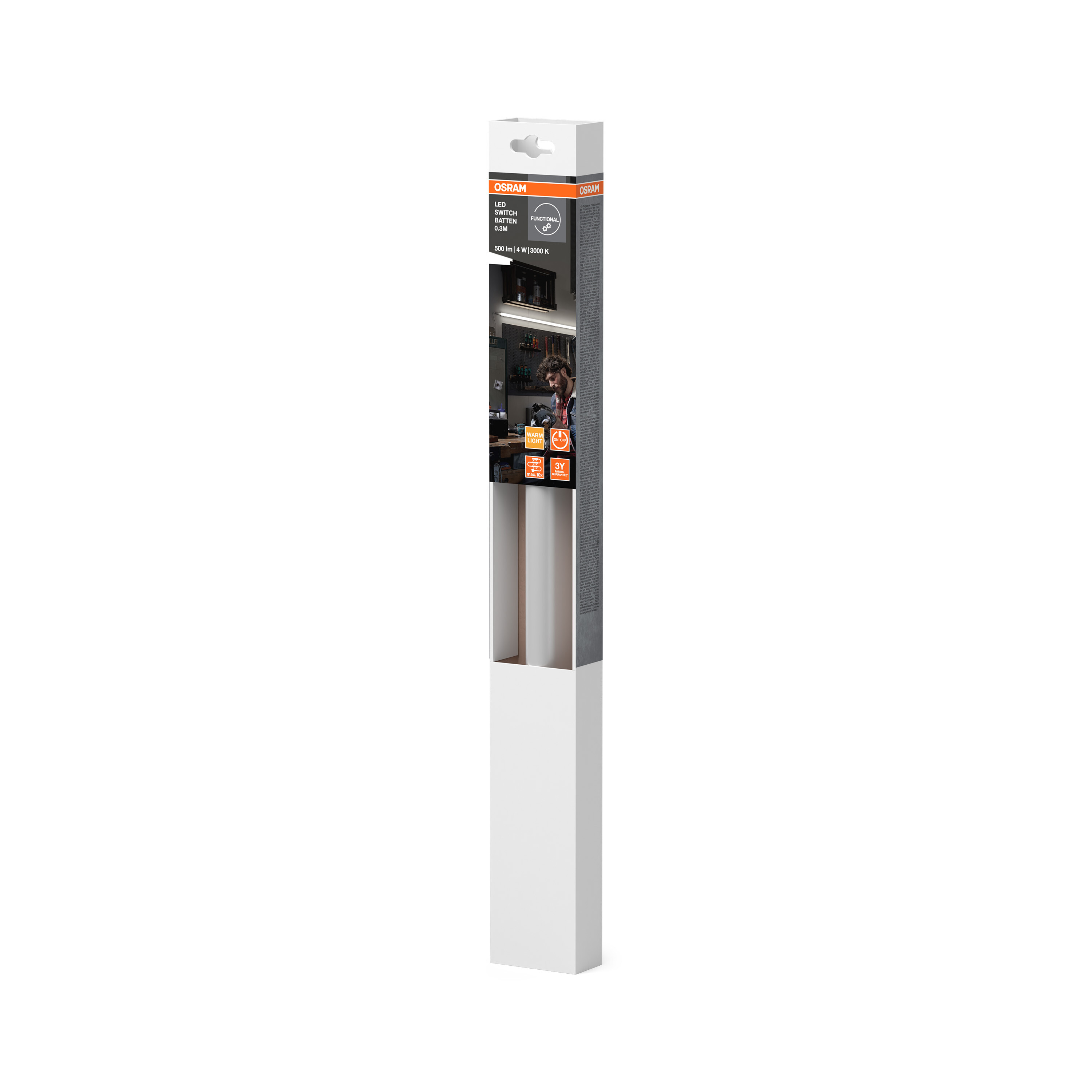 Osram Lichtleiste "LED Switch Batten", 300 mm, 4W, 3000K