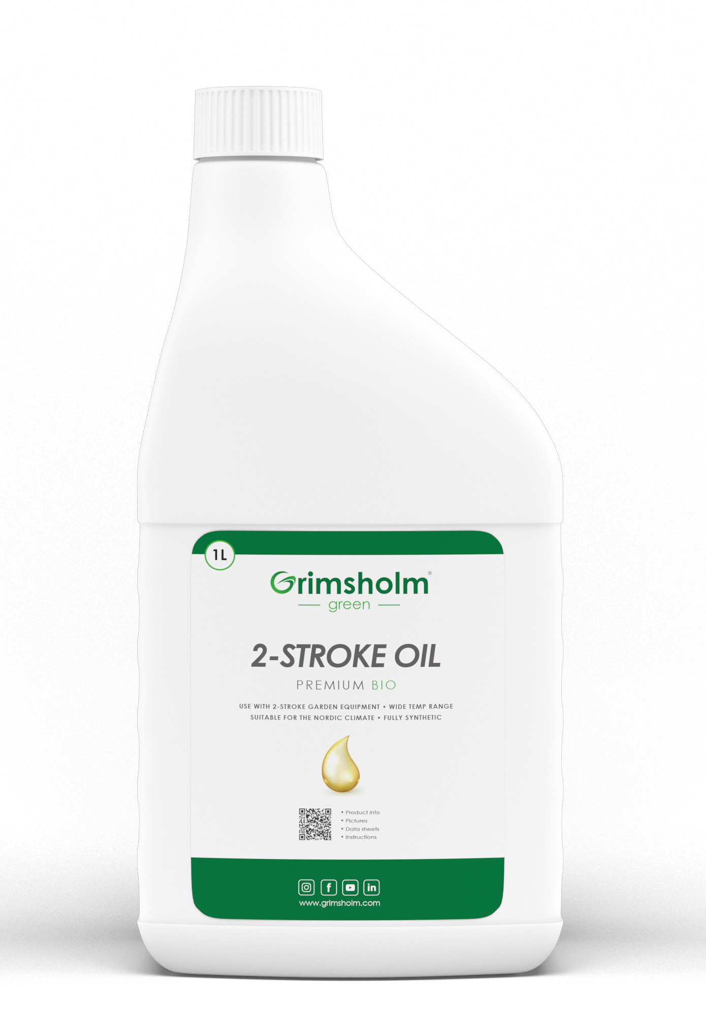 Grimsholm 2-Takt-Öl Premium BIO, 1 L Grimsholm 2-Takt-Öl Premium BIO, 1 L