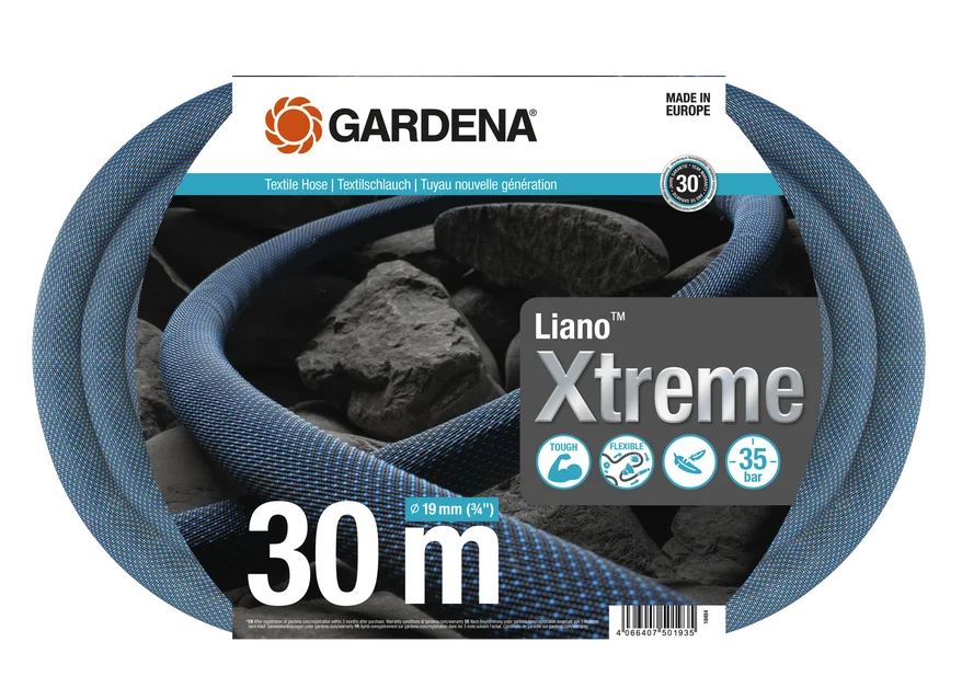Gardena Textilschlauch Liano™ Xtreme 3/4", 30 m Set
