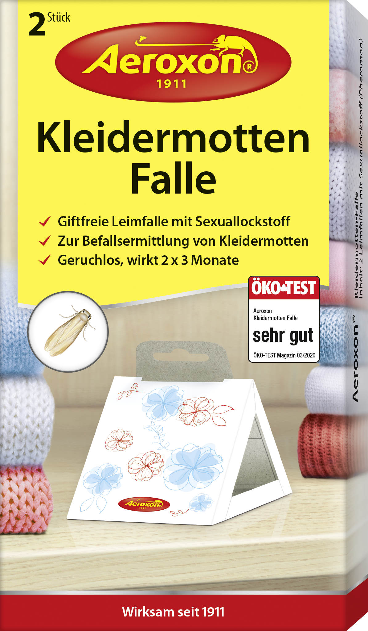 KLEIDERMOTTEN-FALLE 2ST.         