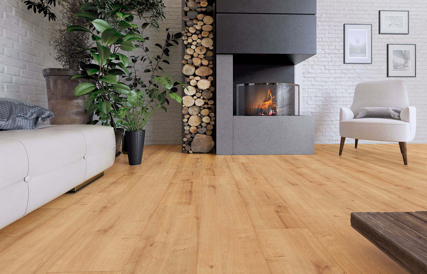 Classen Laminatboden 832-4 XL WR, Eiche beige dunkel Classen Laminatboden 832-4 XL WR, Eiche beige dunkel
