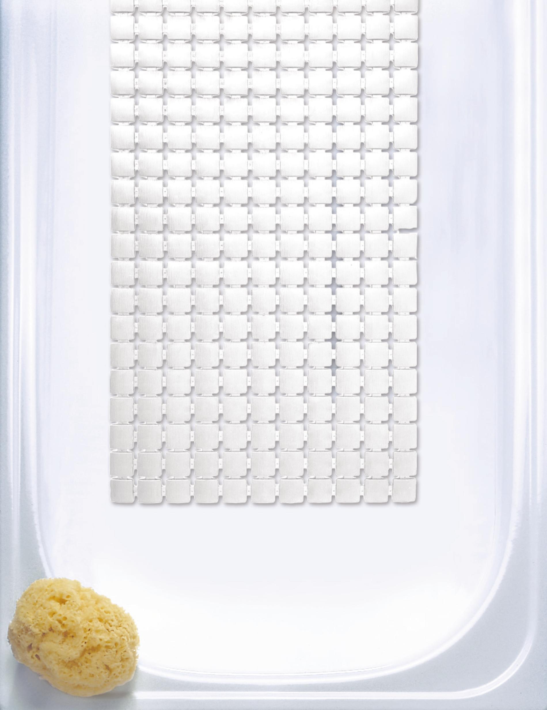 Ridder Badewanneneinlage Nevis ca. 39x68 cm, weiß, PP / TPE Ridder Badewanneneinlage Nevis ca. 39x68 cm, weiß, PP / TPE