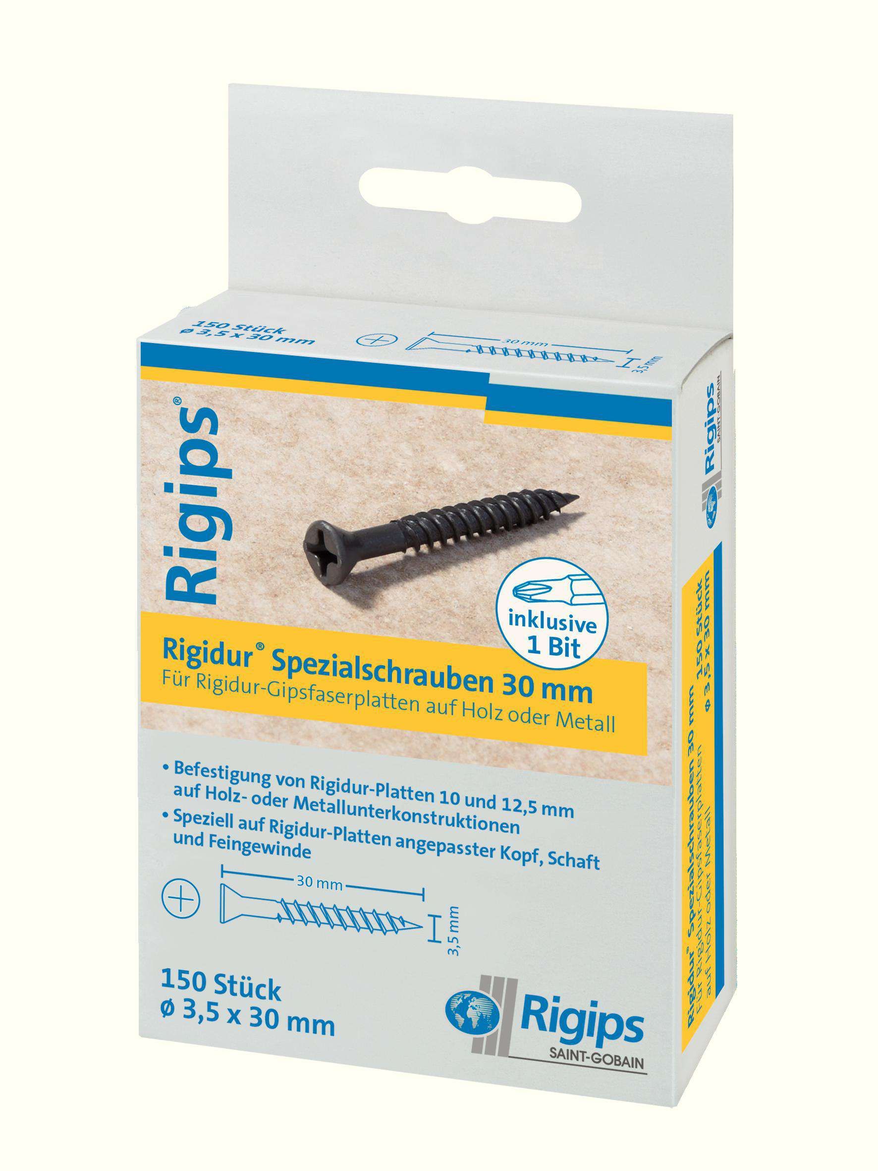 246662-Rigidur-Schraube-3-5-x-30-mm-150-St-ck Rigips Rigidur Spezialschrauben, 3,5 x 30 mm