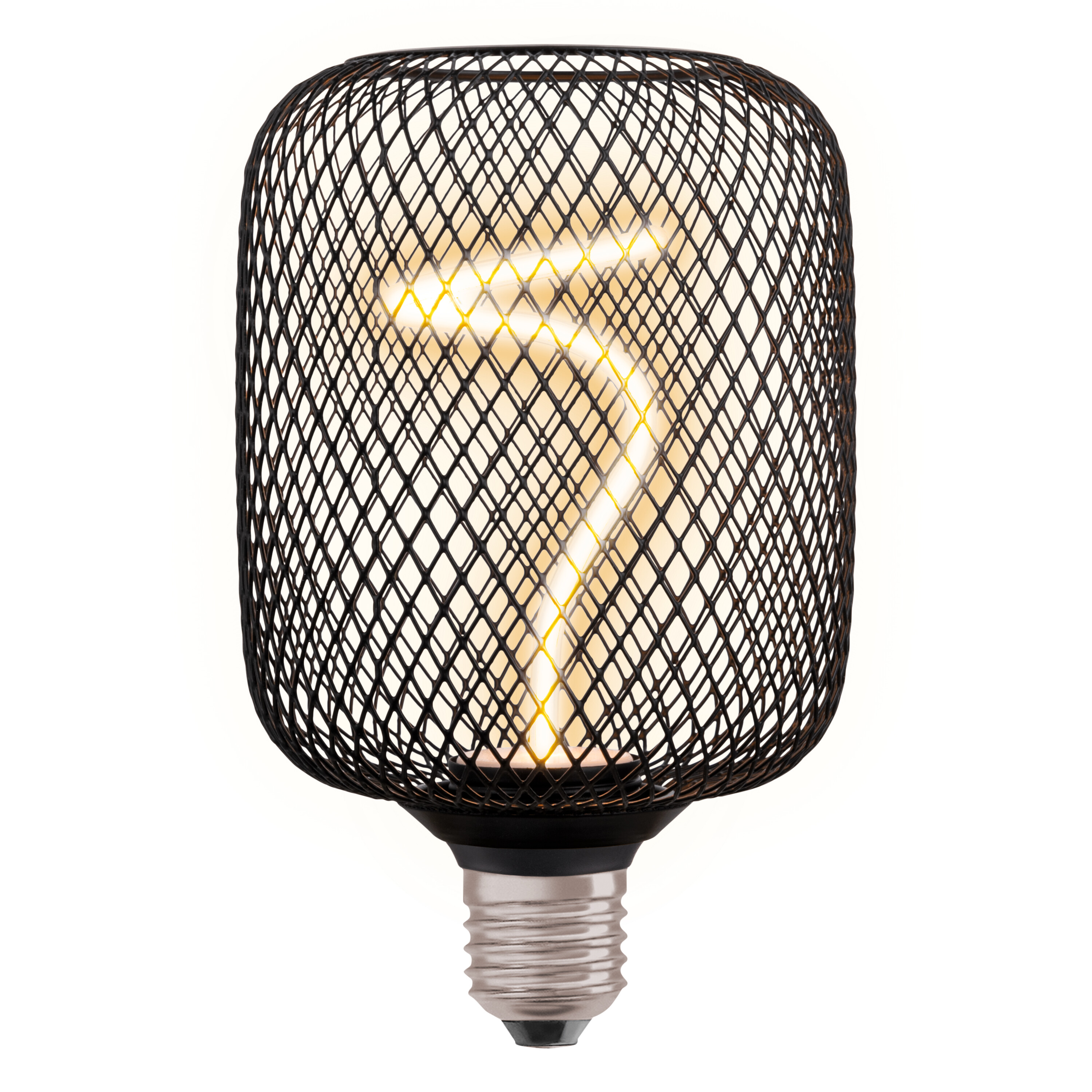 Osram Decor LED Lampe, schwarz, warmweiß, E27