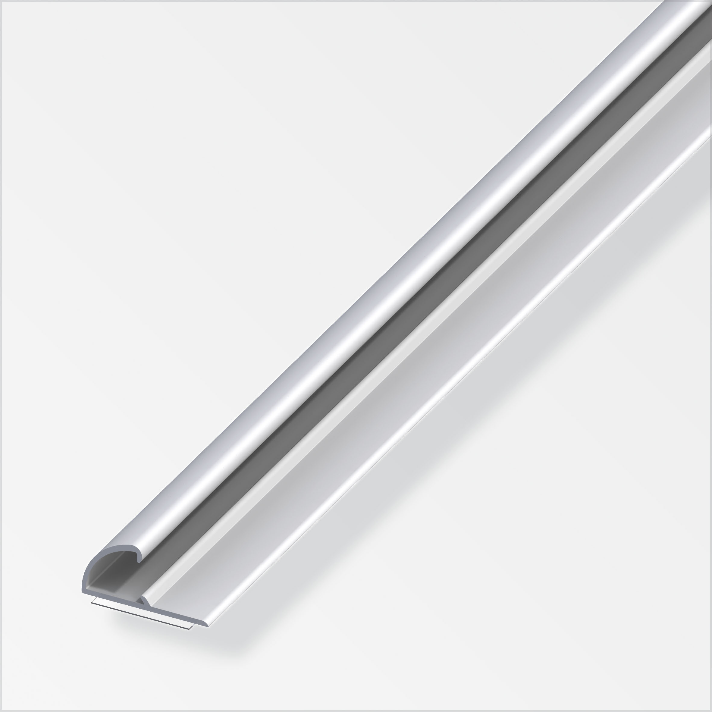 257795_Abschluss-Profil Alfer Abschluss-Profil 26 x 13 mm, silber