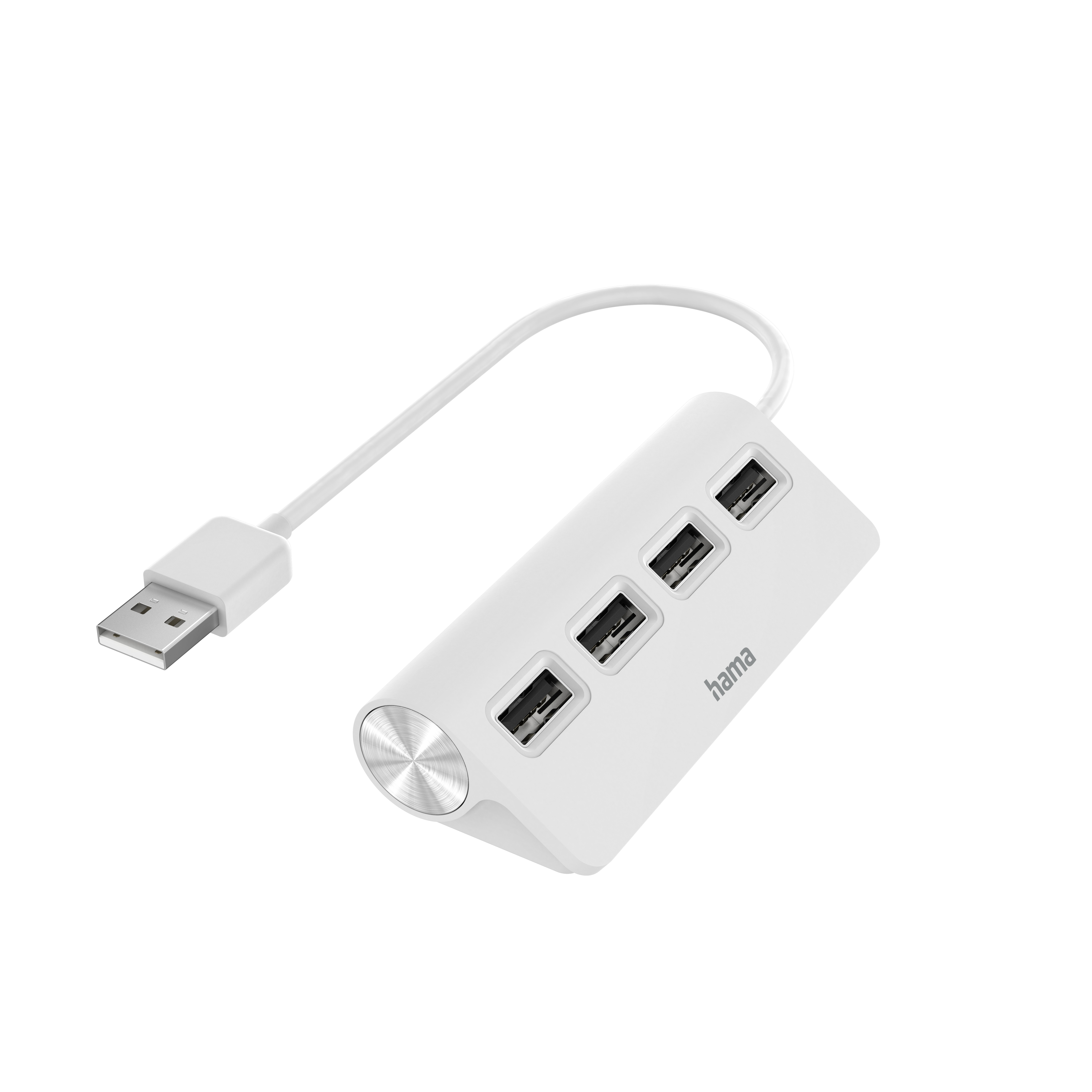 812942 Hama USB-HUB, 4 Ports, USB 2.0, 480 MBIT/S