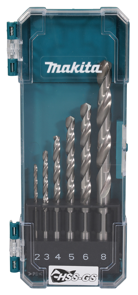 Makita HSS-GS Bohrer-Set, 6-tlg. Makita HSS-GS Bohrer-Set, 6-tlg.