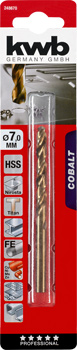 248670-300 Kwb Kobalt Spiralbohrer, 7 mm