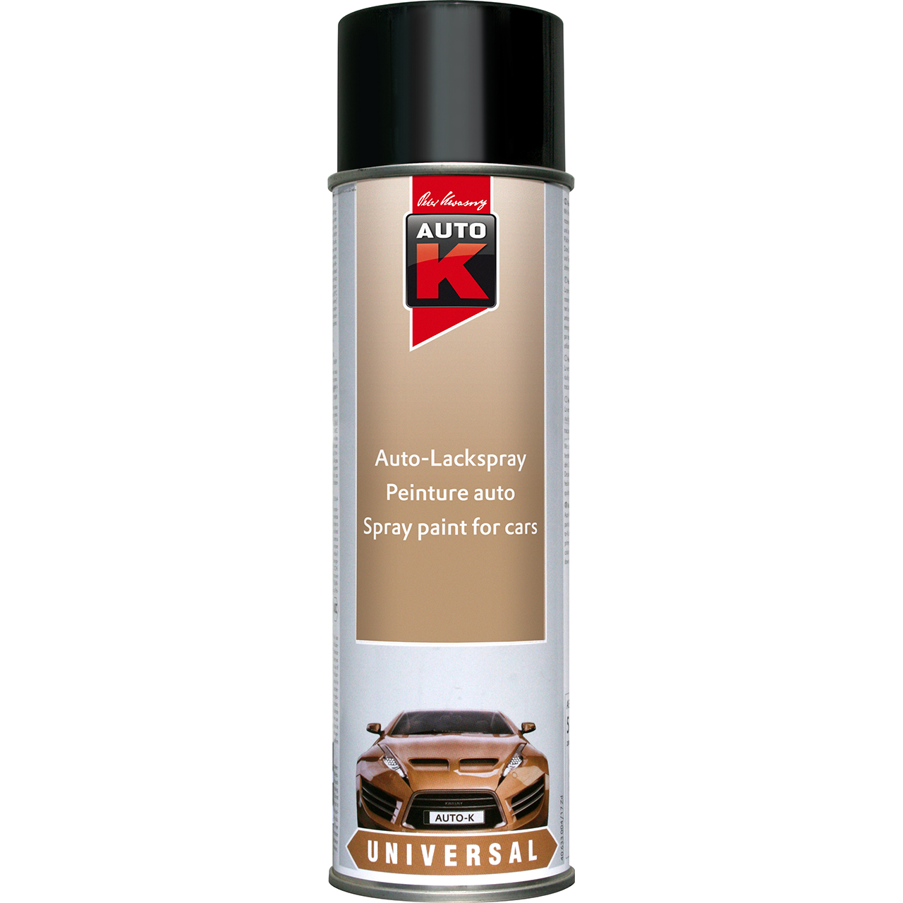 Auto-K Universal Auto-Lackspray schwarz glanz 500ml