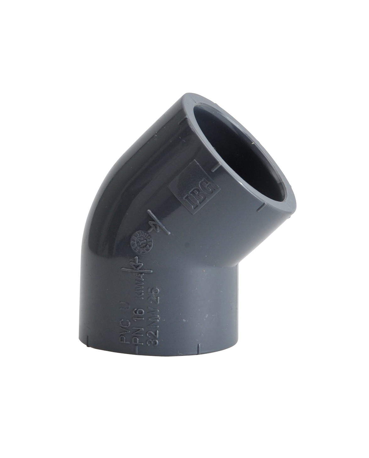 514580-PVC-Winkel-45-D-32mm   PVC-WINKEL 45° / D 32MM