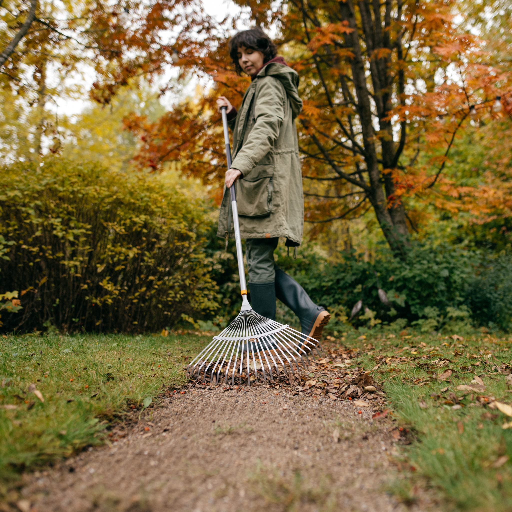 Fiskars Ergonomic™ Fächerbesen