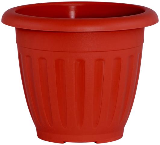 670605-69503006-L BLUMENTOPF AZTEKI 30CM TERRACOTTA GELI