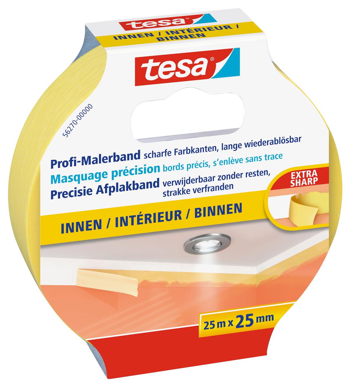 tesa_masking_562700000001_LI406_right_pa tesa Profi-Malerband Innen, 25 mm