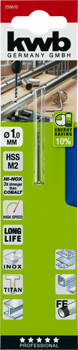 Kwb HSS M2 Metallbohrer, 1 mm