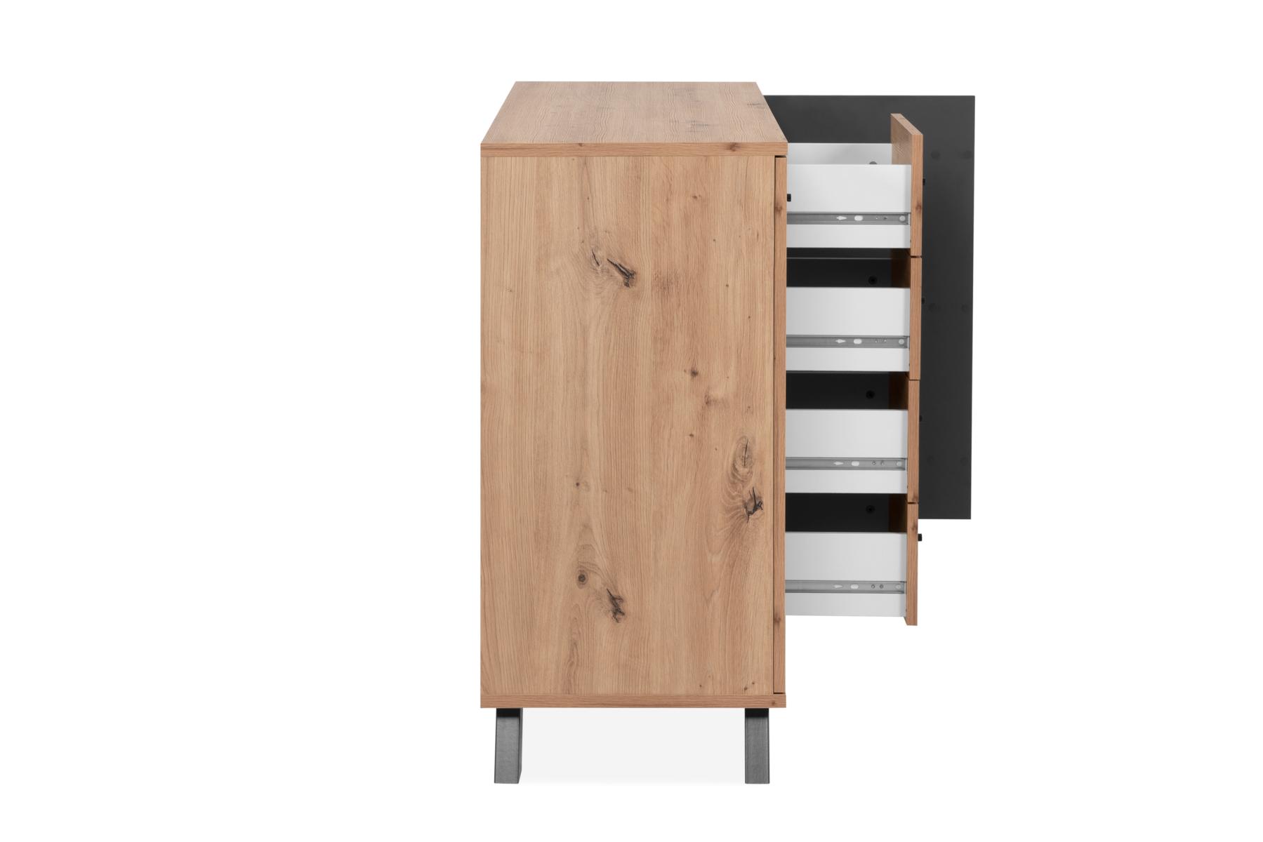 971416-K1600_Medan_01B_Kommode_seite_offen Finori Kommode Medan 01B