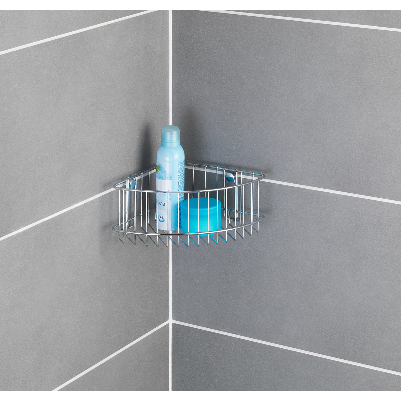 741887-Eckablage-gro-Classic-chrom_AMBI_01 WENKO CLASSIC ECKABLAGE GROß