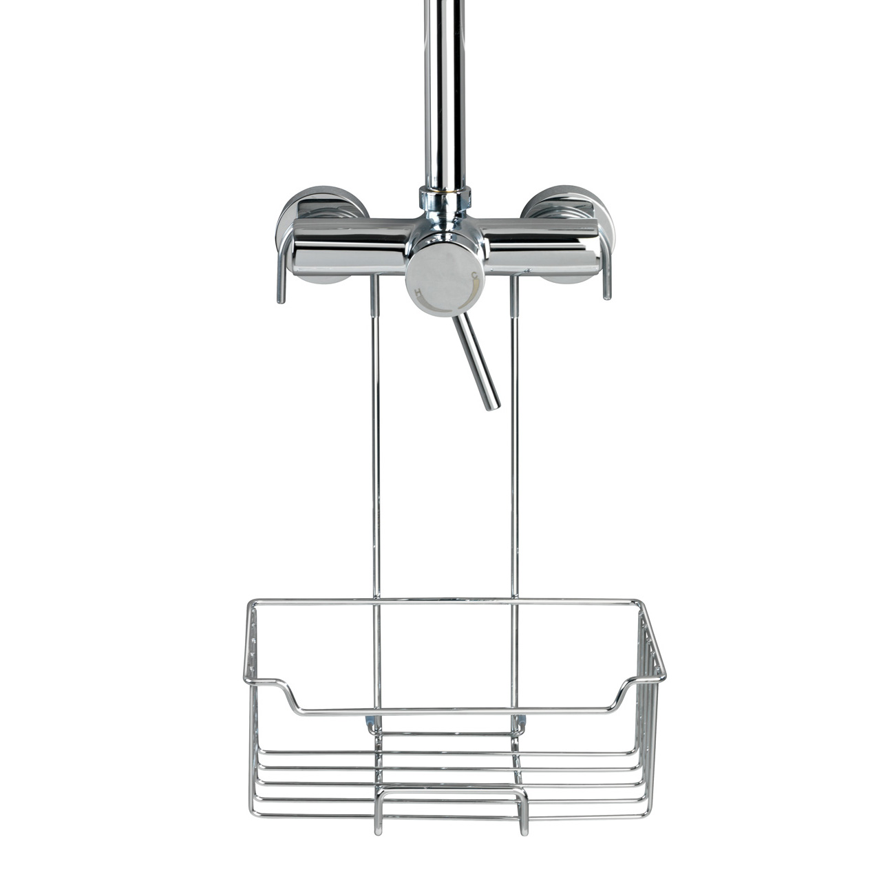702589-Edelstahl-Thermostat-Dusch-Caddy-Milo_FS_06 WENKO MILO THERMOSTAT-DUSCH-CADDY