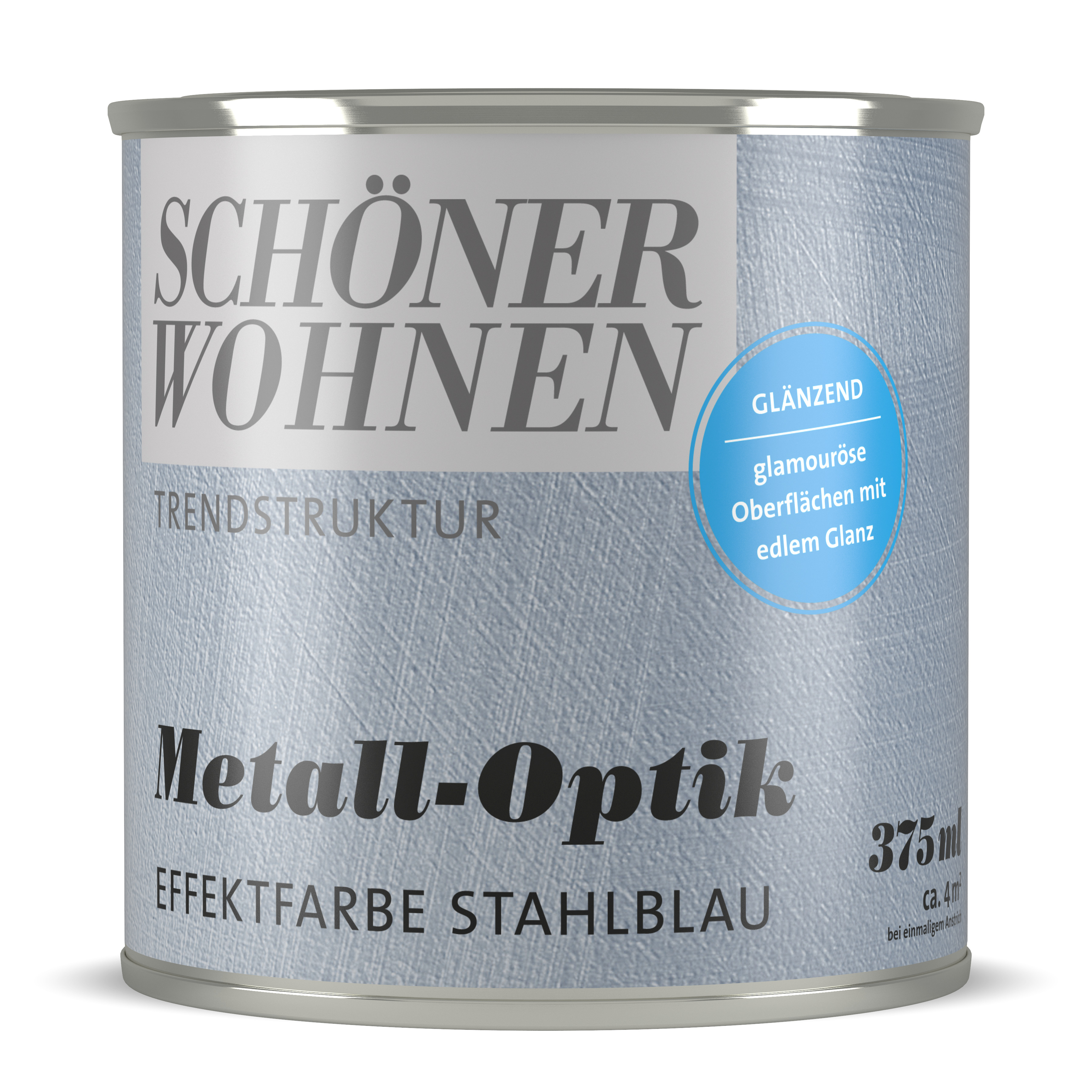 SW_9438-0375-9504 Schöner Wohnen Metall-Optik Effektfarbe, glänzend, stahlblau