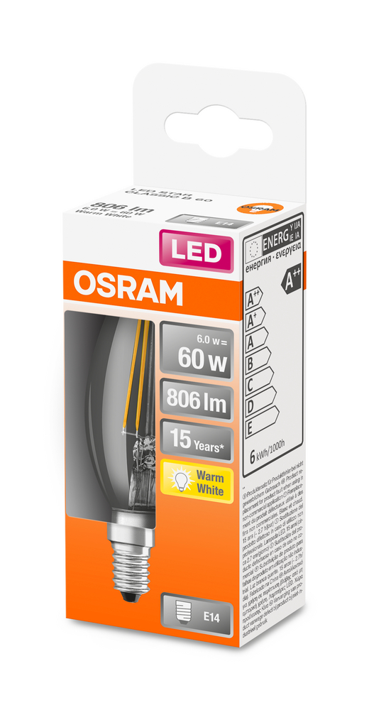4058075434981_Packaging_image OSRAM LEUCHTMITTEL LED RETROFIT CLASSIC B 60 6 W/2700K