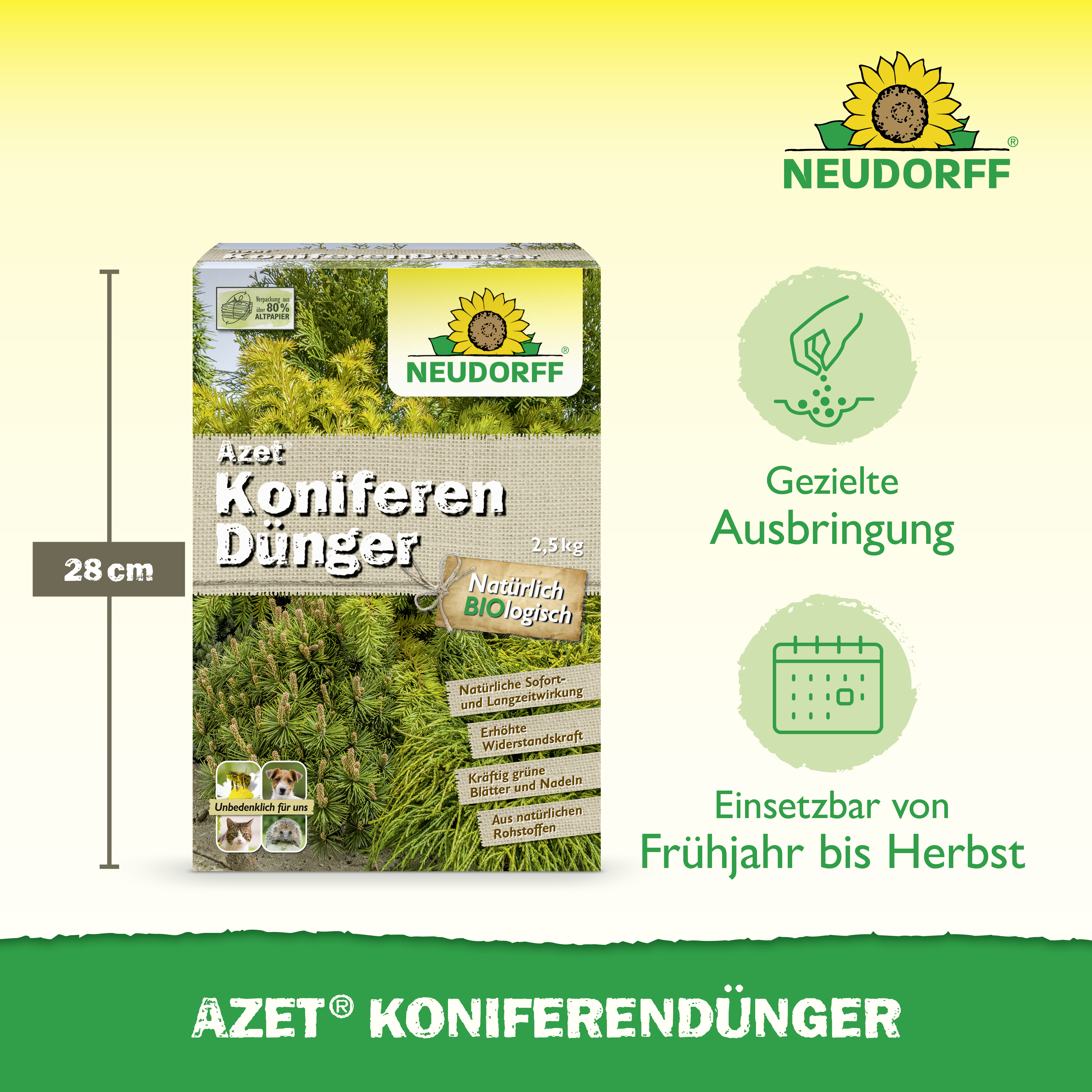 Neudorff Azet KoniferenDünger, 2,5 kg