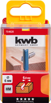 Kwb Hartmetall-Nutfräser, 6 mm