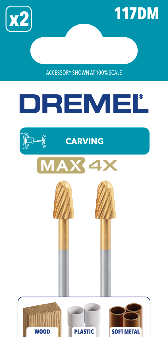 Dremel Hochgeschwindigkeits-Fräsmesser 117 MAX Dremel Hochgeschwindigkeits-Fräsmesser 117 MAX