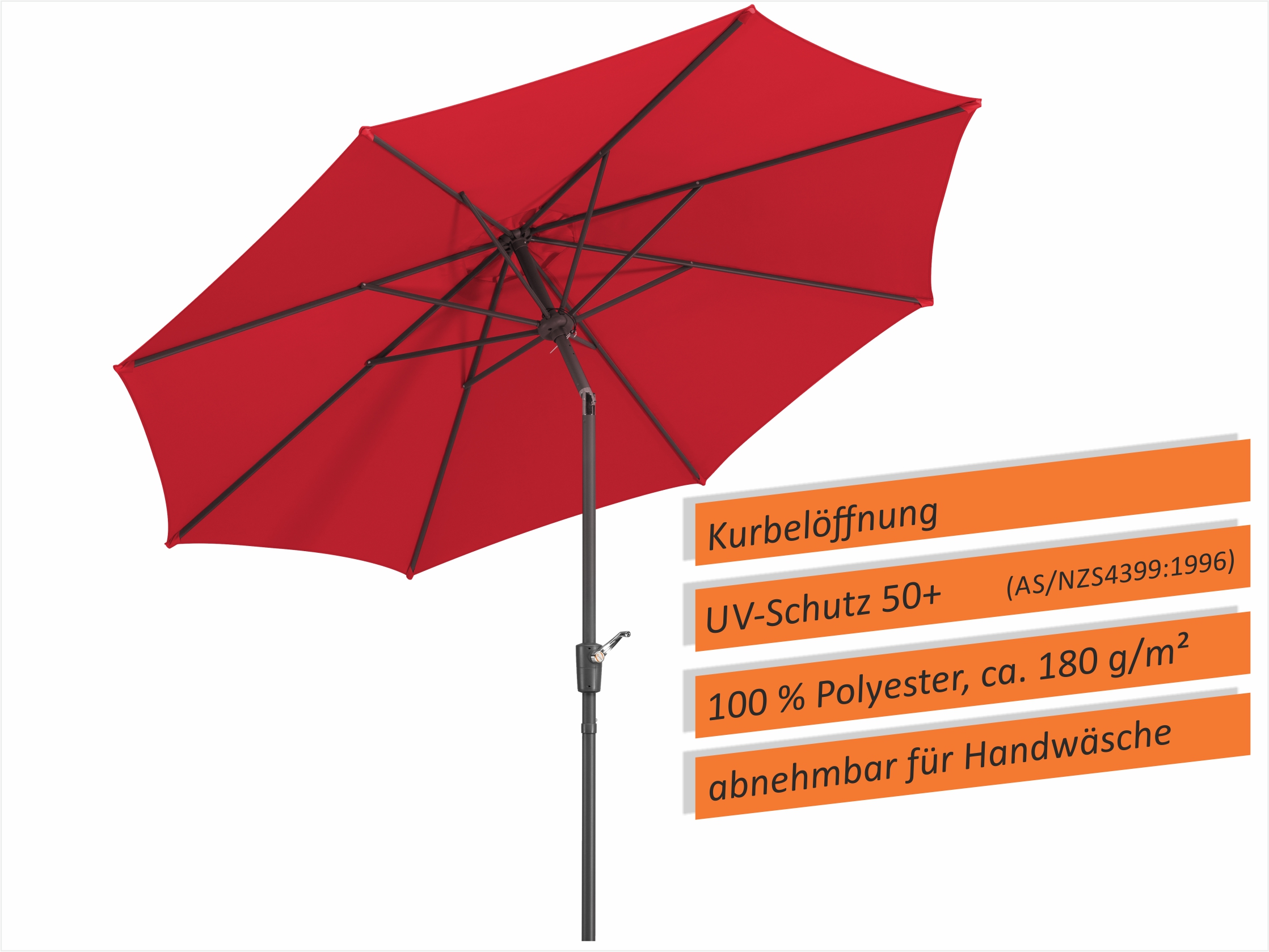 509821_5 Schneider Schirm Harlem 270/8 Rot