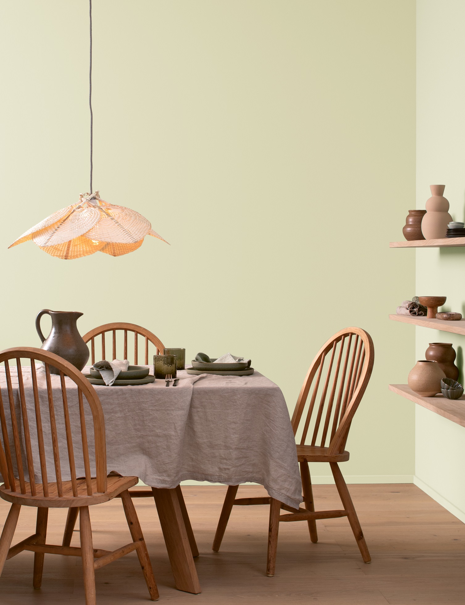 Alpina Pure Farben Blassgrün, 2,5 Liter