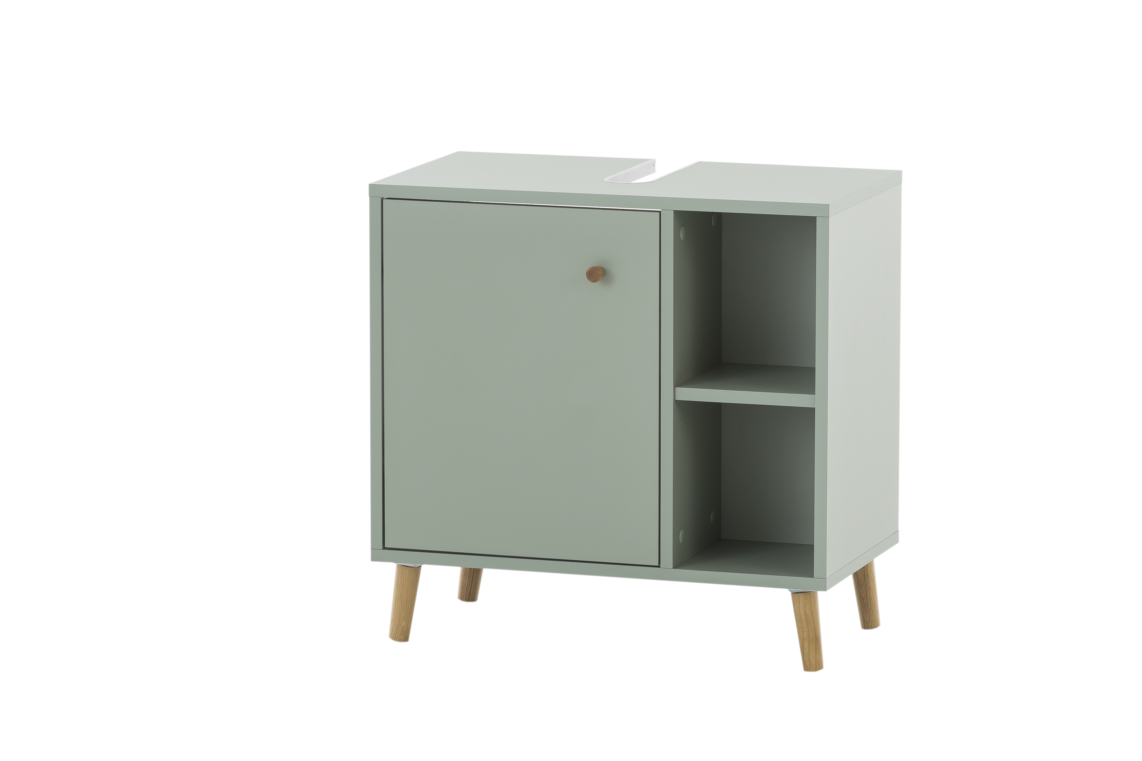 W. Schildmeyer Waschbeckenunterschrank Bjarne 600, 1T2Ni, pistazie
