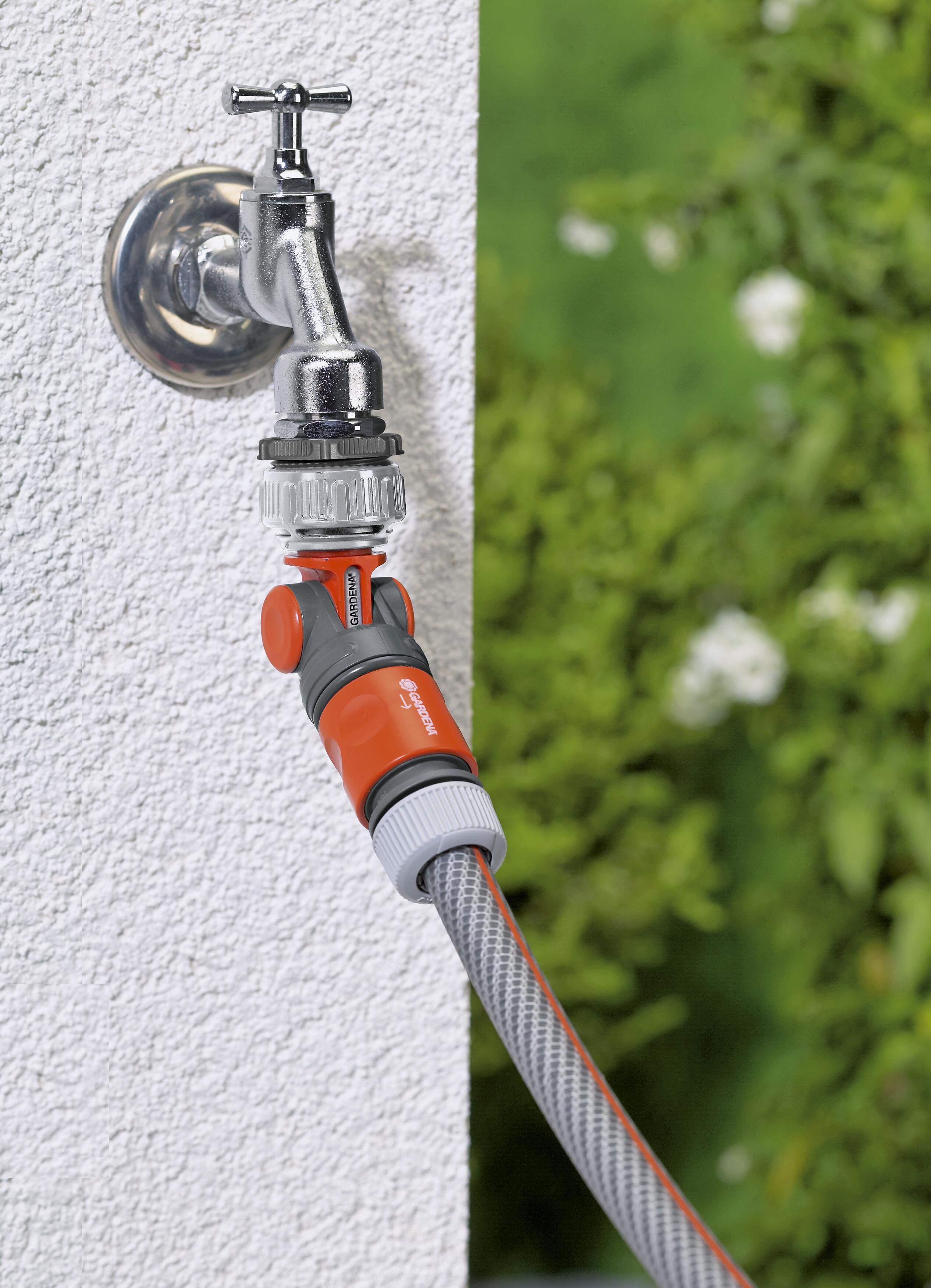 GA150-0621 Gardena Winkelhahnstück 33,3mm 1"/26,5mm 3/4"