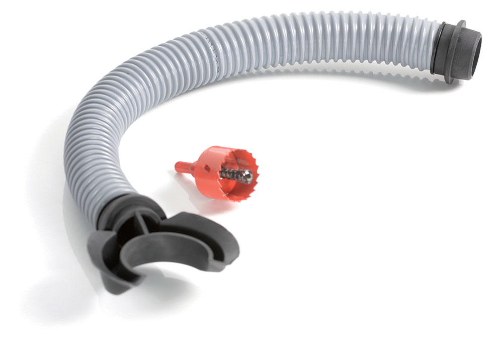 Prosperplast Regenwassertank Anschlussset Ican Set 1, grau