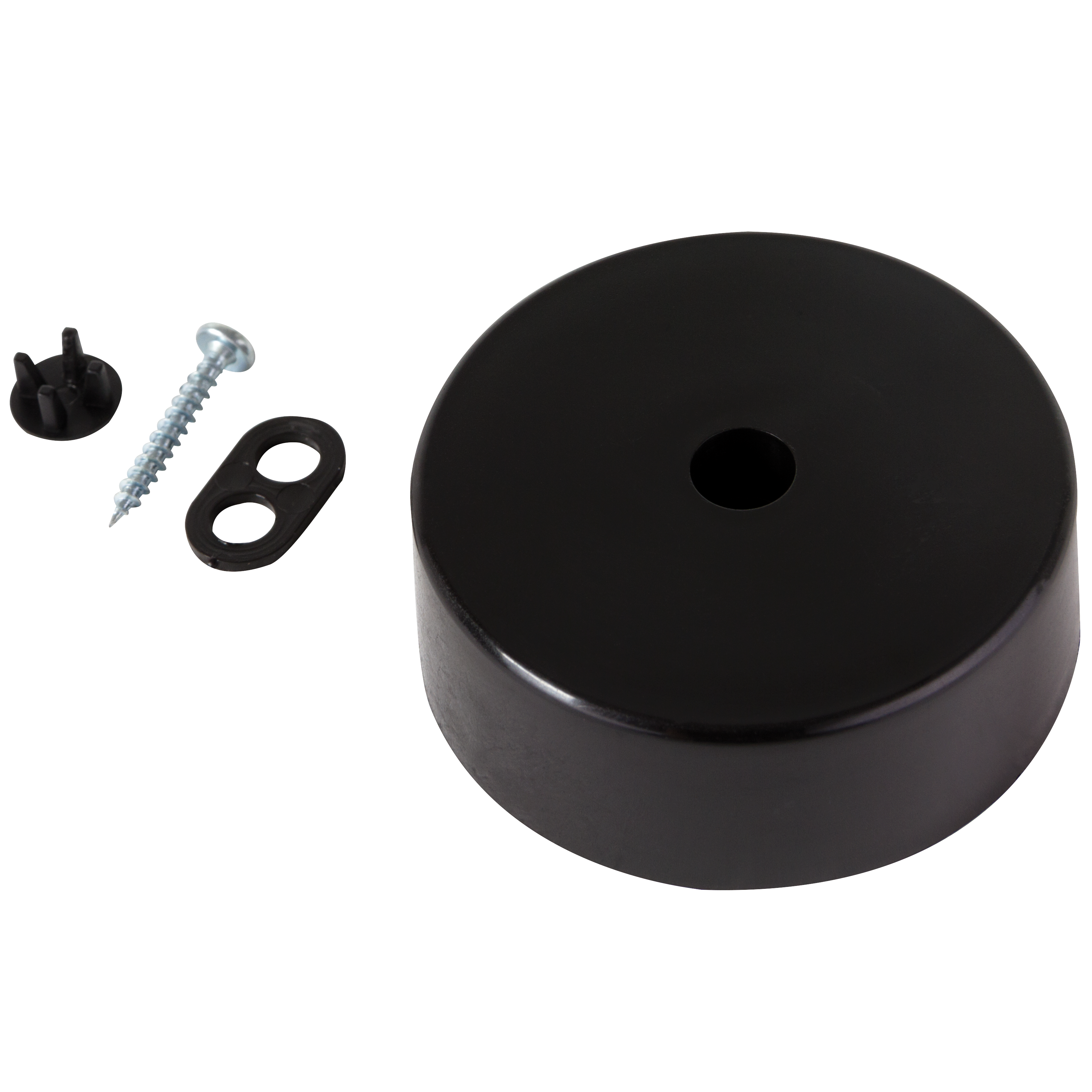 REV Verteiler-Baldachin mit Zubehör Ø 65 mm, schwarz