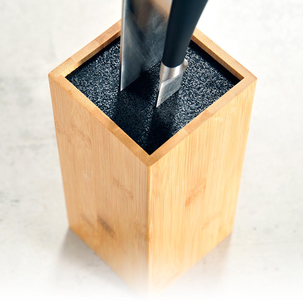 Kesper Messerblock, Bambus, FSC, 10 x 10 cm Kesper Messerblock, Bambus, FSC, 10 x 10 cm