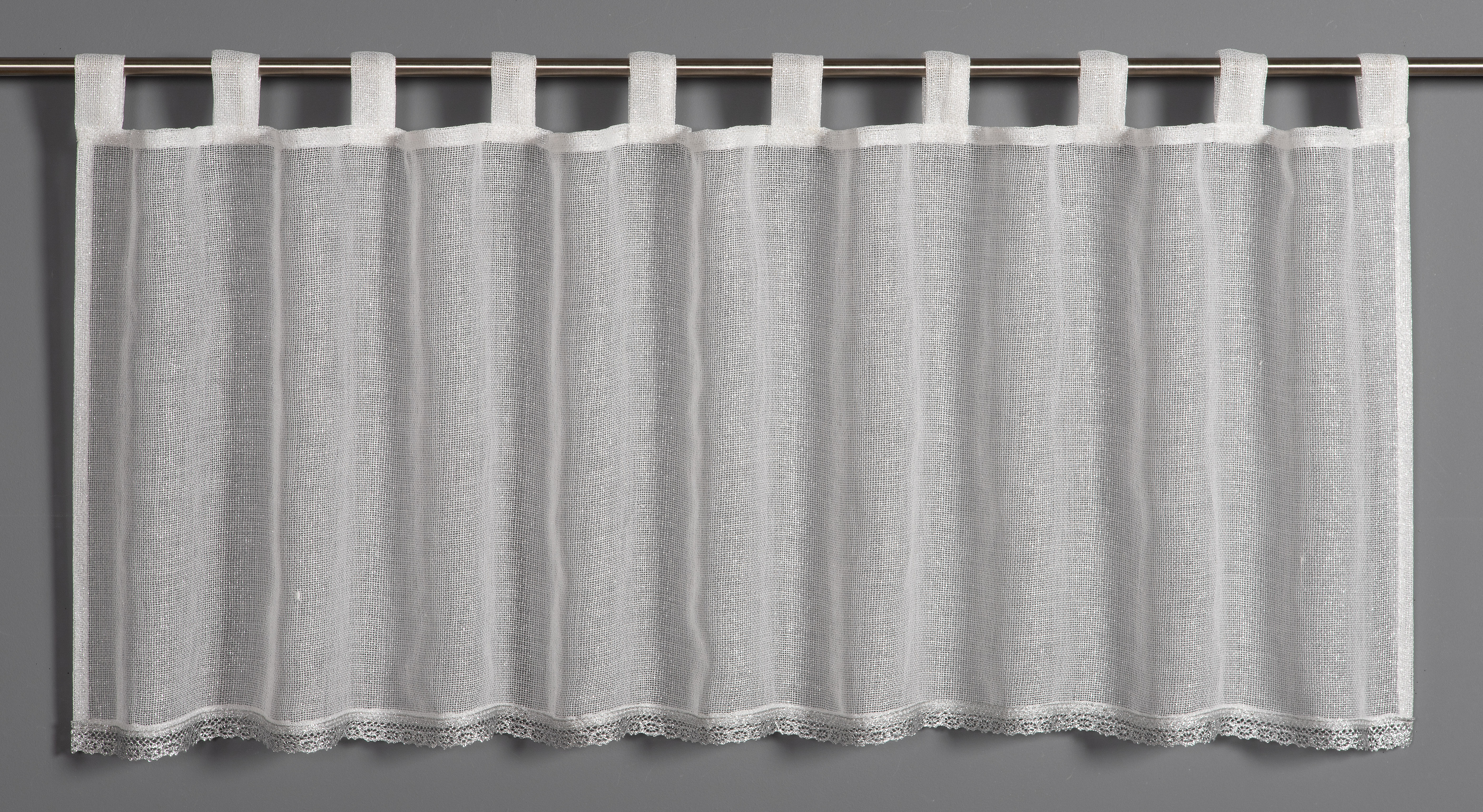 Sehlbach Fertiggardine weiß, 135 x 45 cm Sehlbach Fertiggardine weiß, 135 x 45 cm