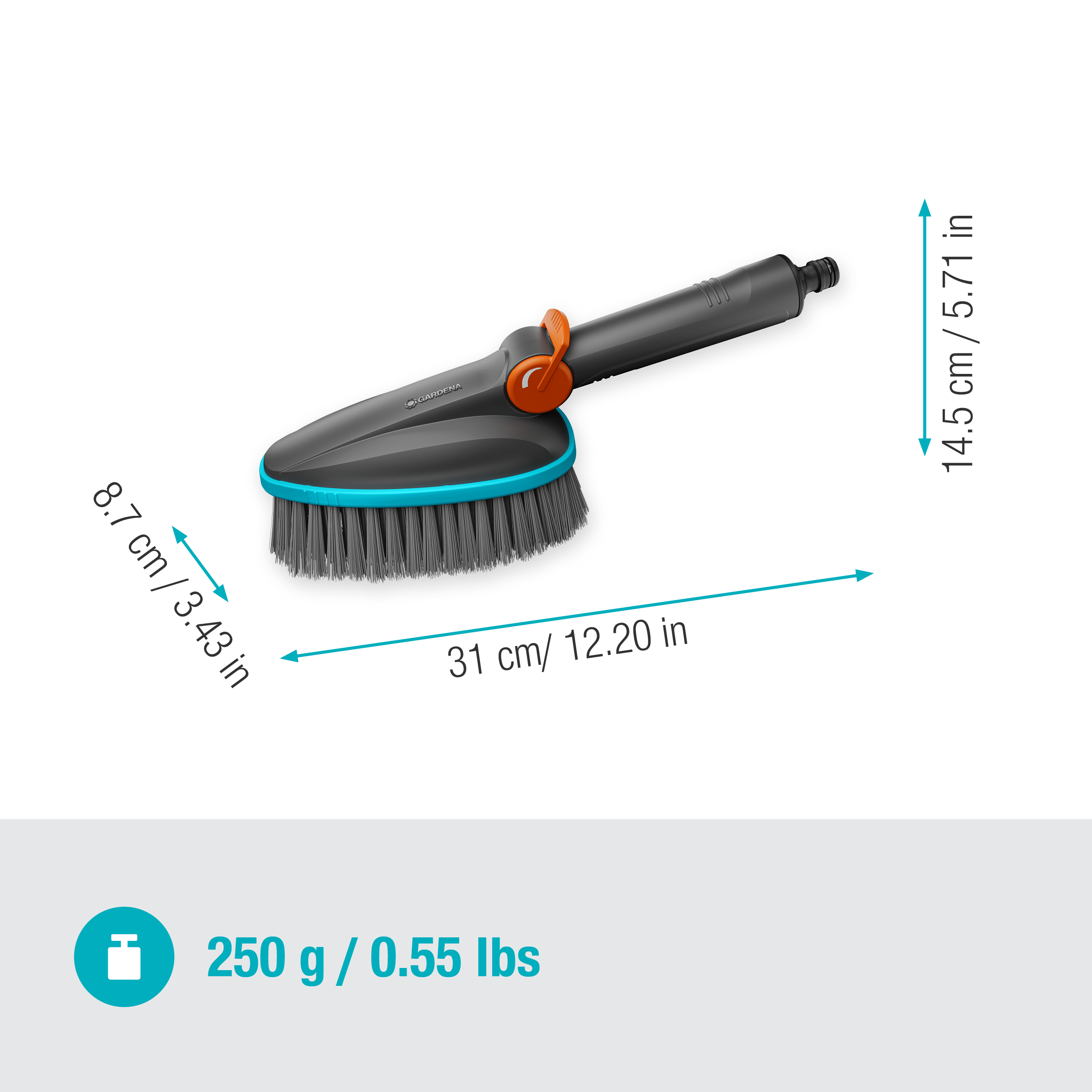 Gardena Cleansystem Handbürste M soft Gardena Cleansystem Handbürste M soft