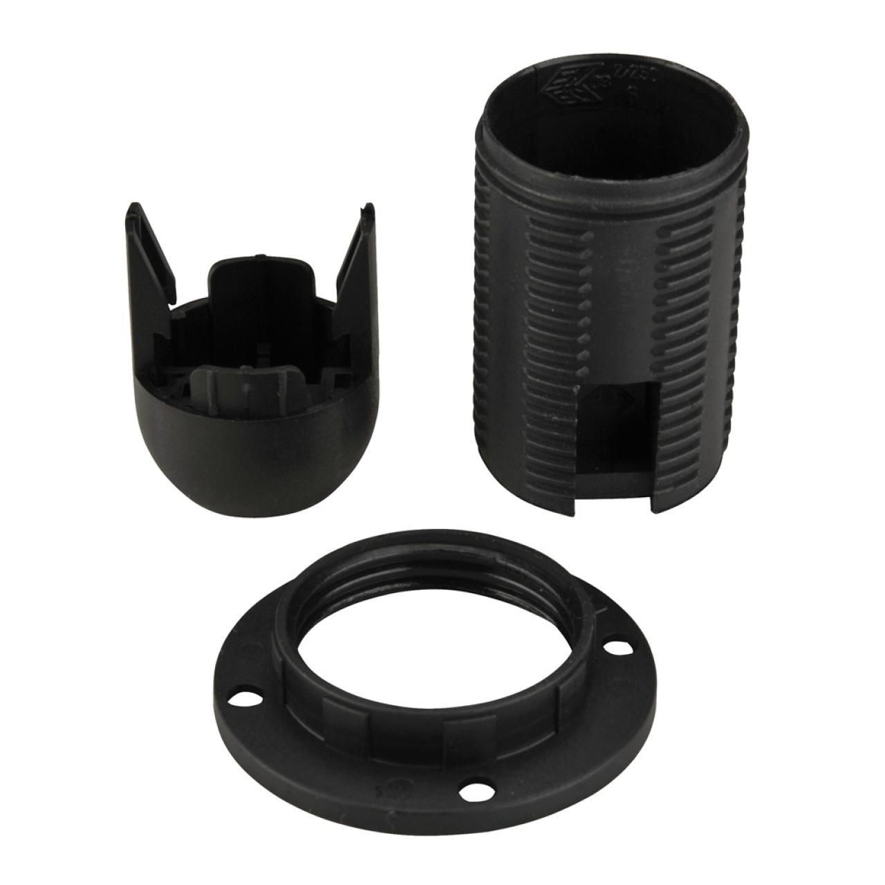 116692  FASSUNG E14 MIT SCHRAUBRING SW