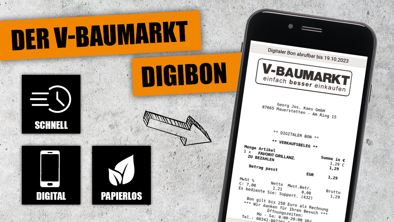 V-Baumarkt DigiBon V-Baumarkt DigiBon